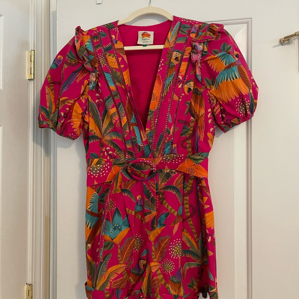 FARM Rio Macaw Romper